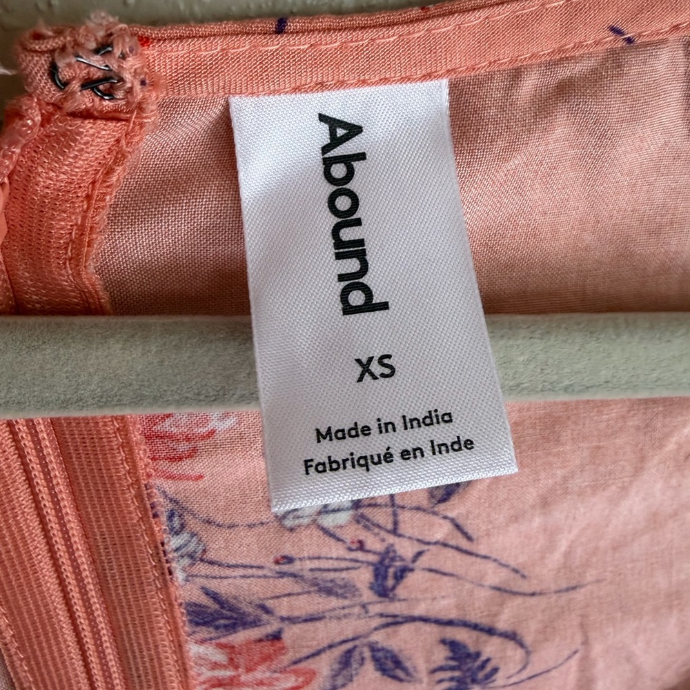 Abound Floral Coral Mini Dress - Picture 7 of 7
